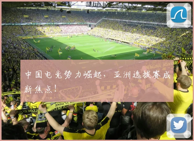 中国电竞势力崛起,亚洲选拔赛成新焦点!